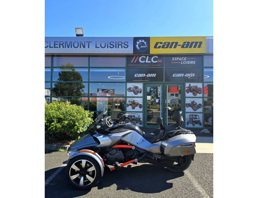 Spyder F3T 2016 dépôt vente occasion clermont loisirs à cournon d'auvergne 63 moto 3 roues
