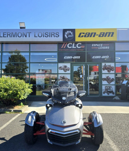 Spyder F3T 2016 dépôt vente occasion clermont loisirs à cournon d'auvergne 63 moto 3 roues