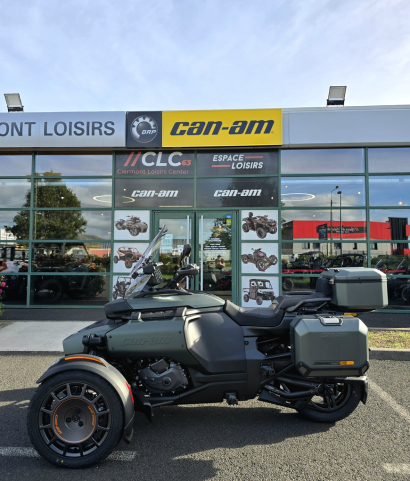 Can am vert Canyon Red Rock 2025 occasion certifié premium clermont ferrand loisirs moto 3 roues