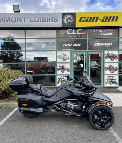 Can am spyder f3 limited noir 2024 dépôt vente clermont loisirs moto 3 roues clermont ferrand spécialiste premium