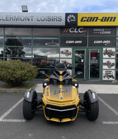 Spyder F3 S Can am occasion premium neuf clermont ferrand loisirs auvergne moto 3 roues jaune sport performance