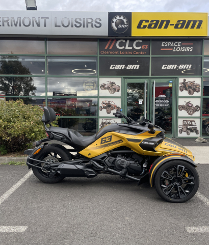 Spyder F3 S Can am occasion premium neuf clermont ferrand loisirs auvergne moto 3 roues jaune sport performance