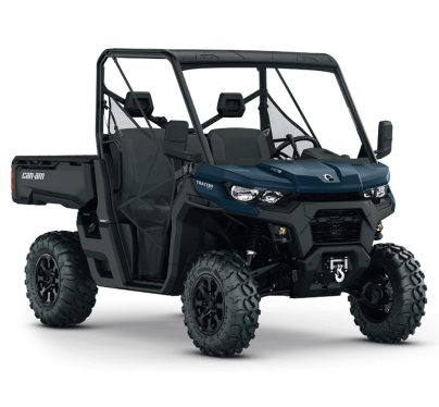 Can‑Am Traxter XU HD9 T ABS Dusty Navy SSV utilitaire agricole type mule chez Clermont Loisirs 63