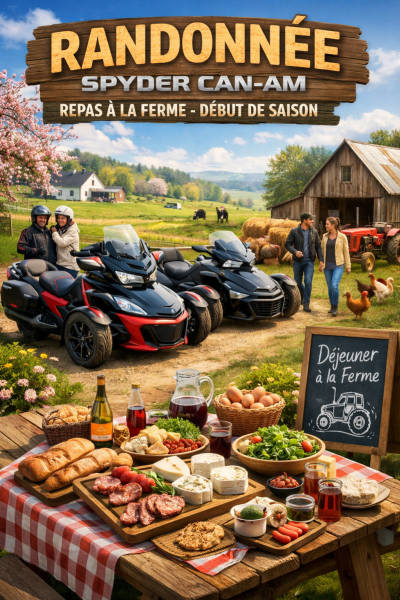 Sortie Spyder - A la Ferme